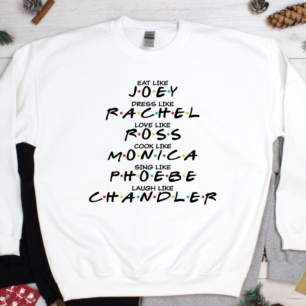 Friends Crew Neck Friends Characters Friends Top